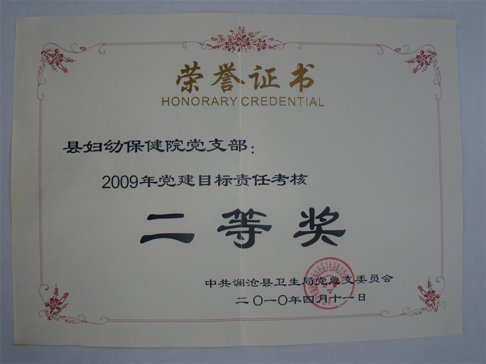 2009年各项荣誉