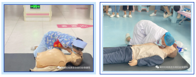 澜沧县妇幼保健院举办2021年单人徒手心肺复苏培训与考核