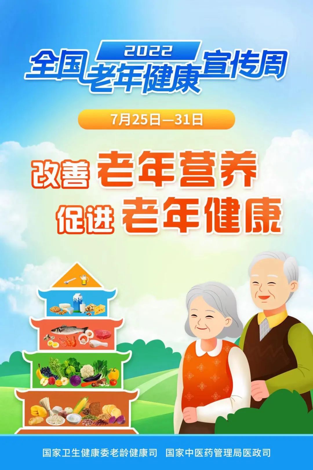 【卫生健康宣传日】老年健康宣传周——改善老年营养，促进老年健康