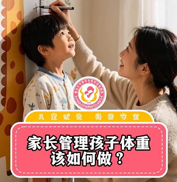 家长管理孩子体重该如何做？